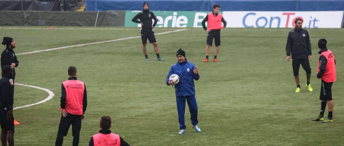 Cesena, allenamento di Natale allo stadio Manuzzi
