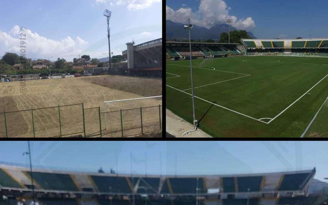 Installazione sediolini, ripristino del sintetico e campo B: al via i lavori al Partenio-Lombardi