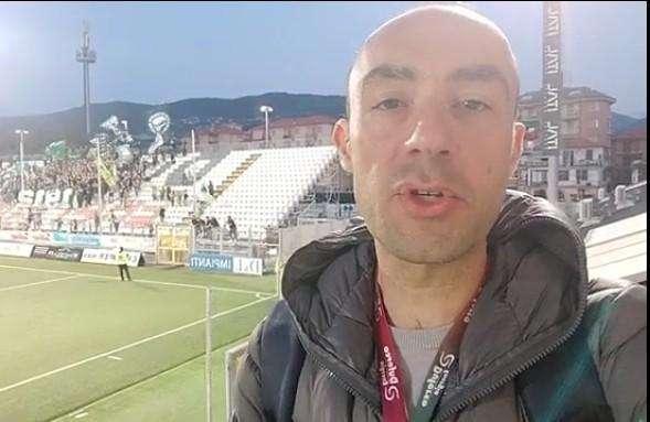 VIDEO - Virtus Entella-Avellino 1-1, il commento a caldo da Chiavari