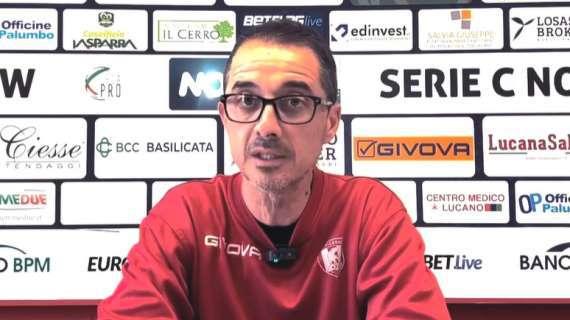 Longo (Picerno): "C'è mancata umiltà. Dovevamo cercare di rimanere in partita. Il responsabile della sconfitta sono io"