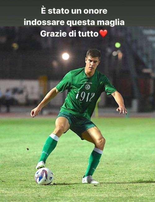 Moretti ringrazia l'Avellino: "E' stato un onore indossare questa maglia"