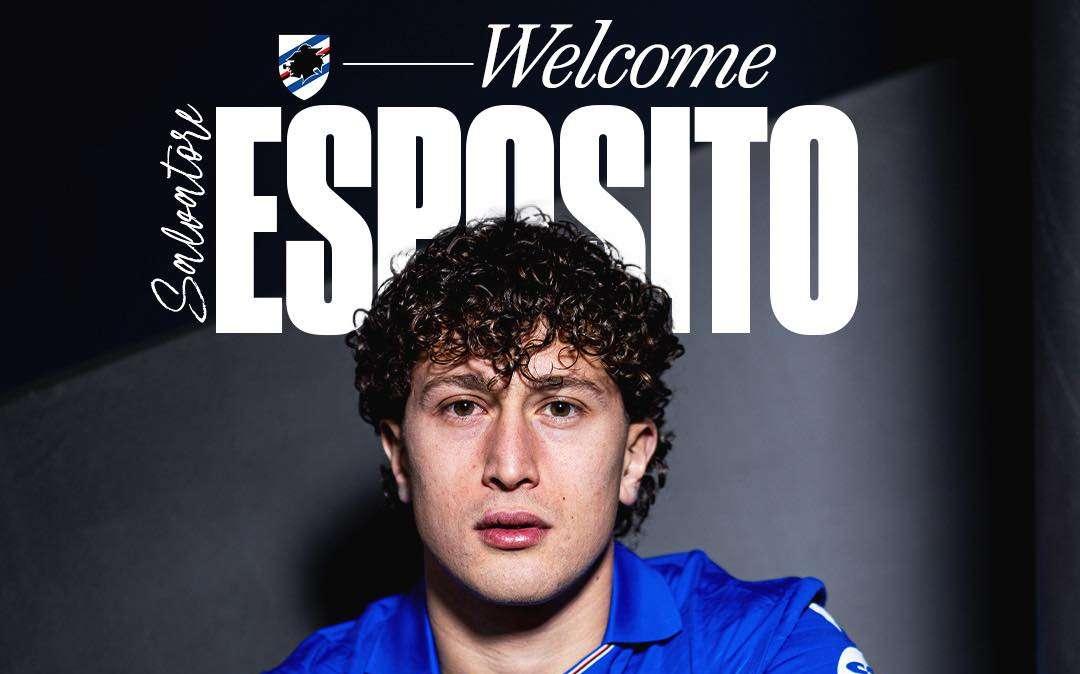 Sampdoria, ufficiale l'ingaggio di Esposito 