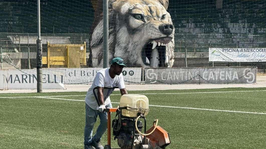 Nargi: "Partiti i lavori al Partenio, si comincia sostituendo il tappeto verde"