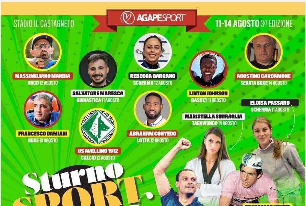 Sturno Sport Festival: il 12 agosto ospiti l'Avellino e la Delfes