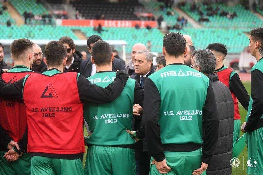 D'Agostino a colloquio con la squadra: con lui Circelli, il Sindaco e l'assessore Luongo