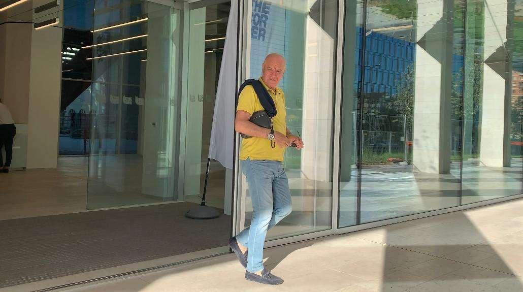 FOTO - Di Somma, riunione finita in sede Inter