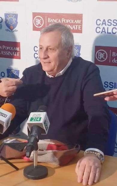 Rossi (pres. Cassino): "Ci tenevamo a fare bella figura contro l'Avellino. Il risultato è giusto"