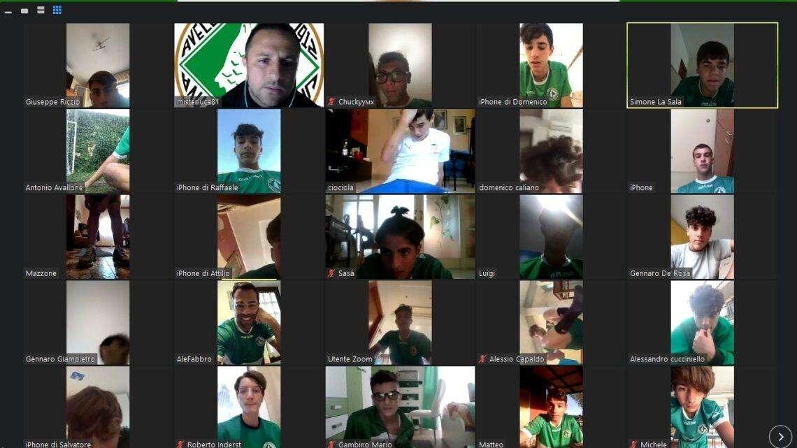 Avellino Youth, allenamenti in gruppo vietati: i lupacchiotti si allenano online