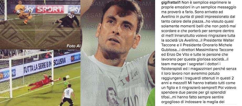 L'addio di Frattali: "Arrivato in punta di piedi, mi sono sentito orgoglioso di indossare la maglia biancoverde"