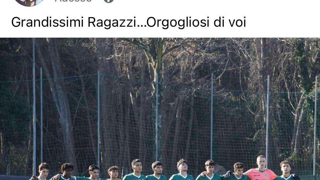 La carica di Franco Iannuzzi alla Primavera di Biancolino: "Orgogliosi di voi"