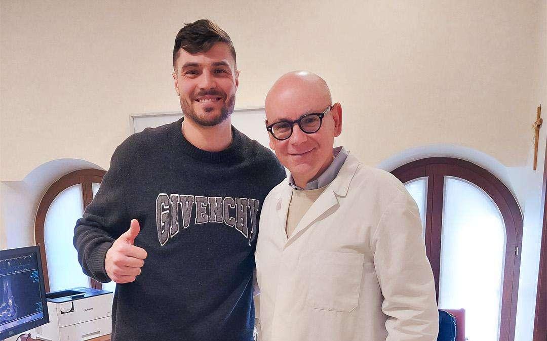 Esami a Villa Stuart: "Favilli vicino al graduale ritorno all'attività sportiva"