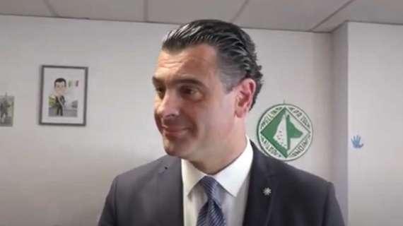 Festa: "La legge del Partenio è la nostra storia. L'Avellino è simbolo di appartenenza. Nuovo stadio? Spero per giugno-luglio possano cominciare i lavori"