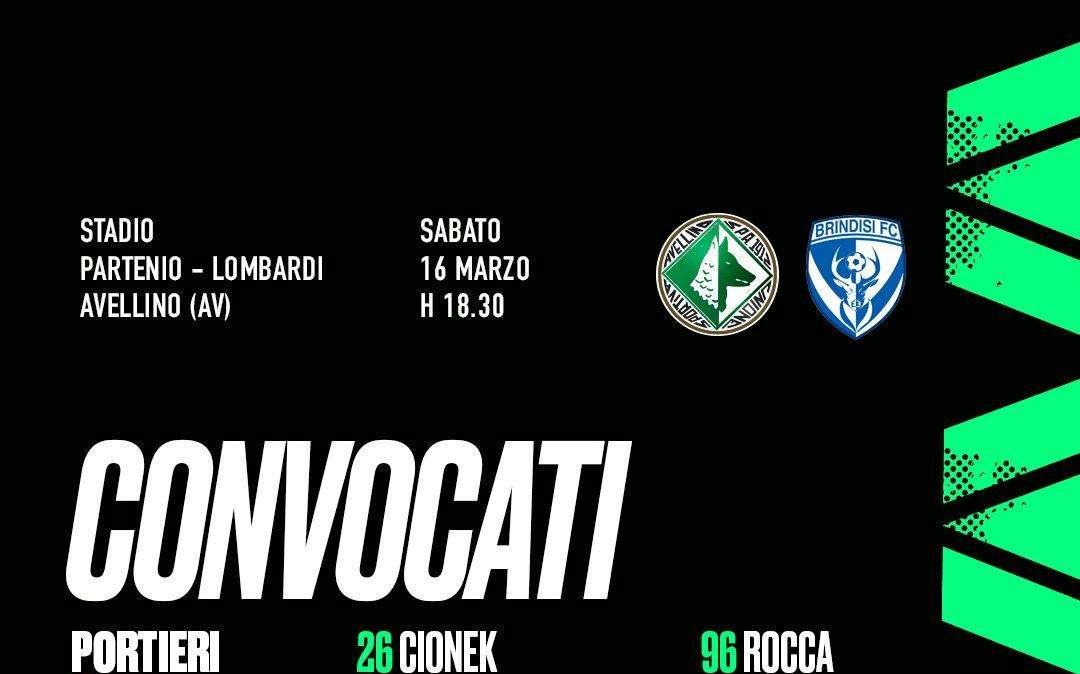 Avellino-Brindisi, i convocati: tutti disponibili ad eccezione dei lungodegenti
