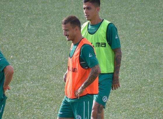 FOTO - Primo allenamento in biancoverde per Illanes e Casarini