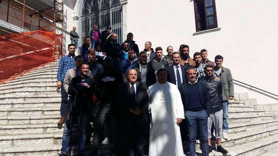 Avellino in visita al Santuario di Montevergine 