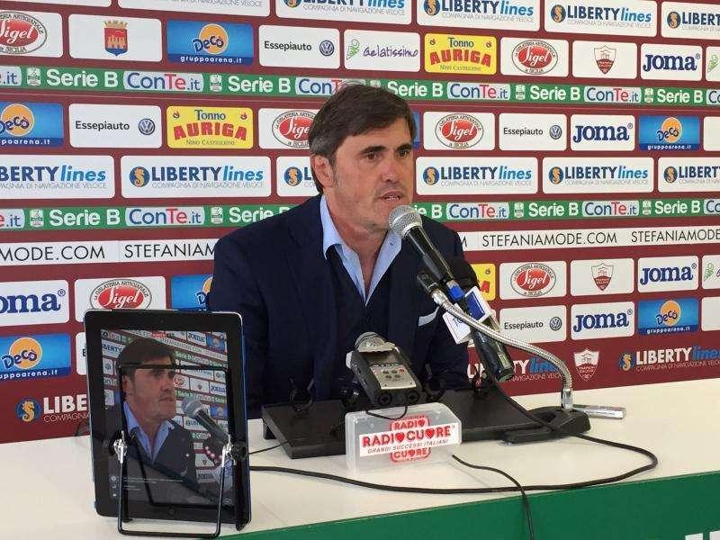 Trapani, Calori ci crede: "Non voglio illudere, servono 5 vittorie e 3 pareggi" 