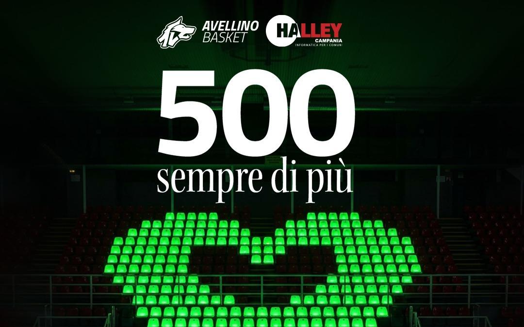 Avellino Basket, raggiunta quota 500 abbonamenti