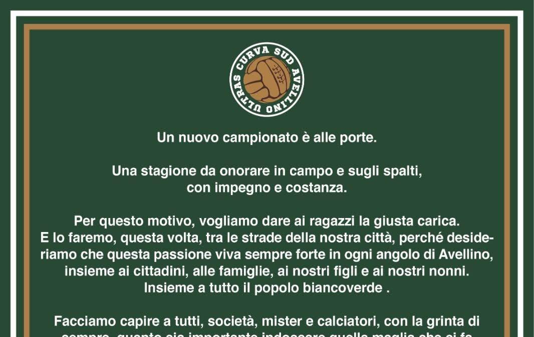 La Curva Sud: "Il campionato è alle porte, diamo ai ragazzi la giusta carica"