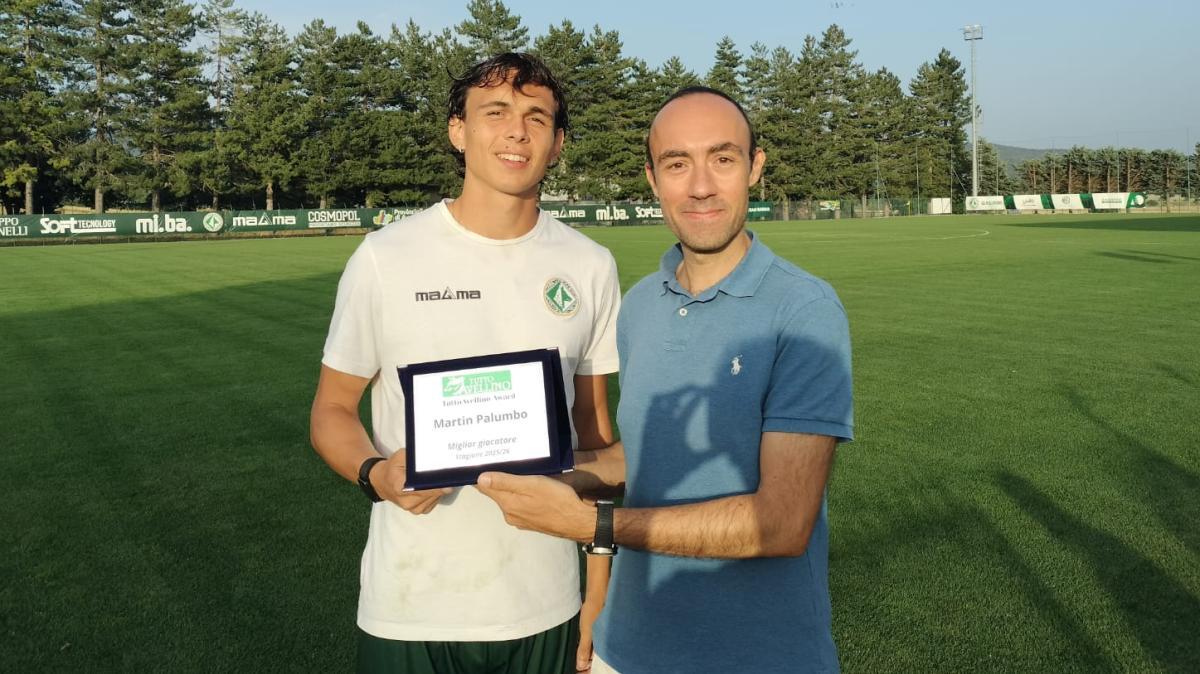 VIDEO - A Palumbo il TuttoAv Award 25/26: "Grazie ai tifosi per l'affetto, vogliamo migliorarci sempre più"