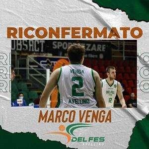 UFFICIALE - DelFes, confermato anche l'avellinese Venga