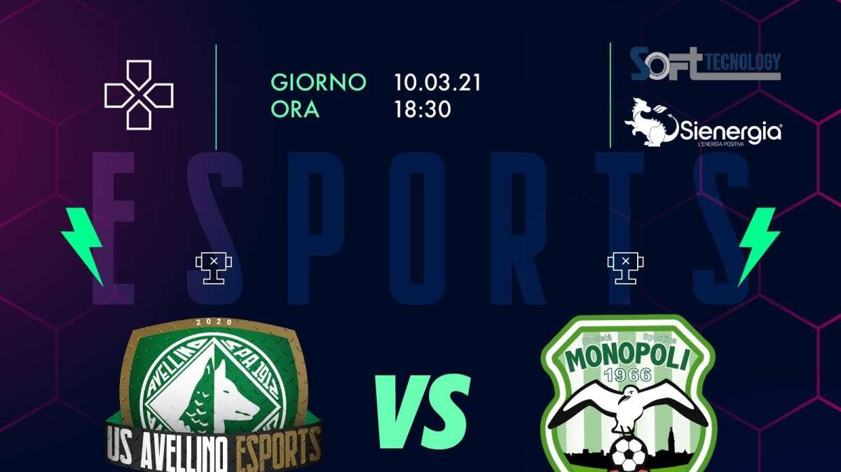 Monopoli-Avellino, l'anticipo della sfida sarà... virtuale