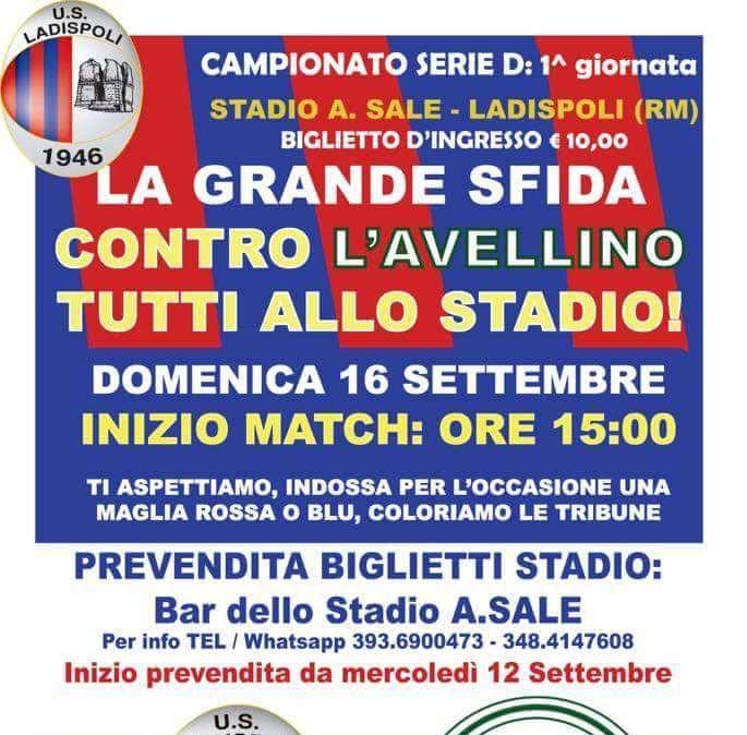 La carica del Ladispoli: "Tutti allo stadio per la grande sfida contro l'Avellino"