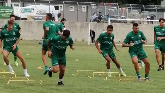 Avellino, i partenti si allenano in disparte . Vicini al rientro Marcone, Rizzo e Murano