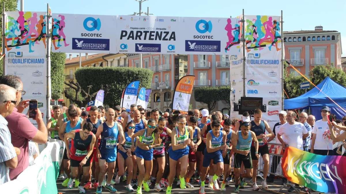 Atripalda, grande successo per la gara podistica "l'Irpinia corre"