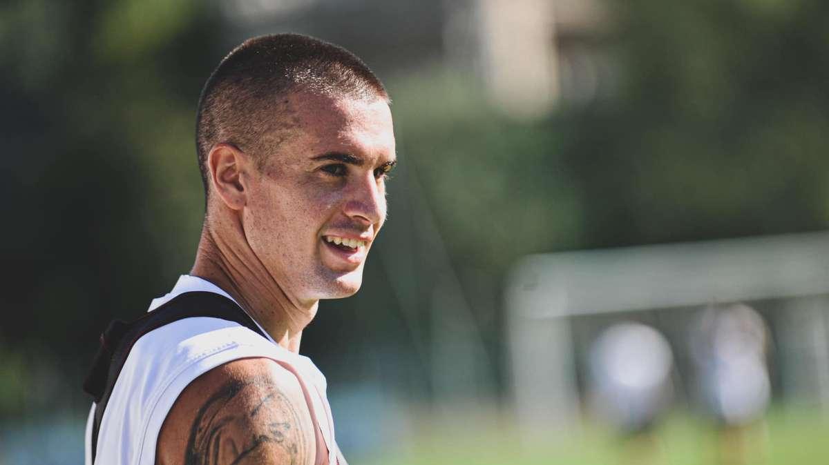 L'allenamento: anche Andreoni in gruppo. Differenziato per Cianci e Celiento