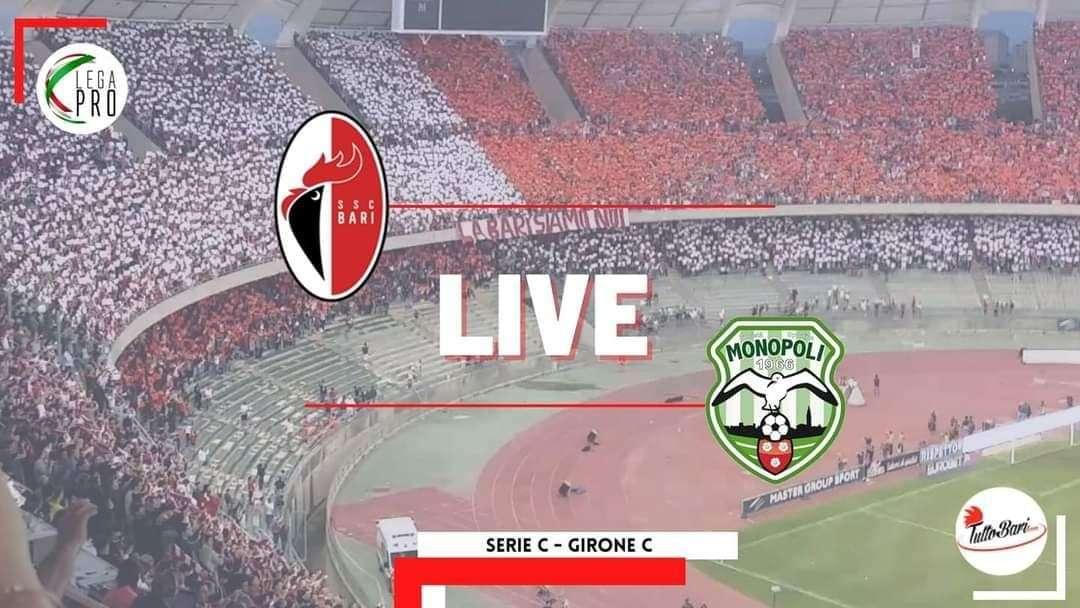 Bari-Monopoli 1-0, Scavone la decide. Pubblico in delirio al San Nicola: rivivi il live