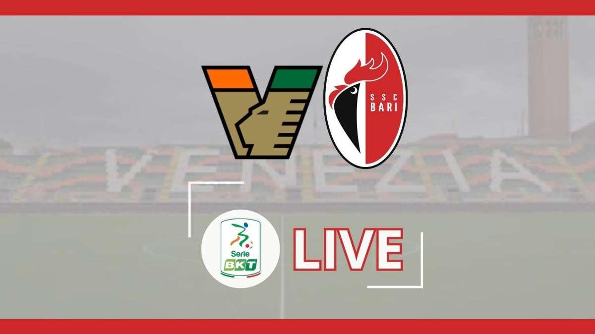Venezia-Bari 2-1, sconfitta all'esordio per Caserta. Secondo tempo sfortunato per i biancorossi. Rivivi il live