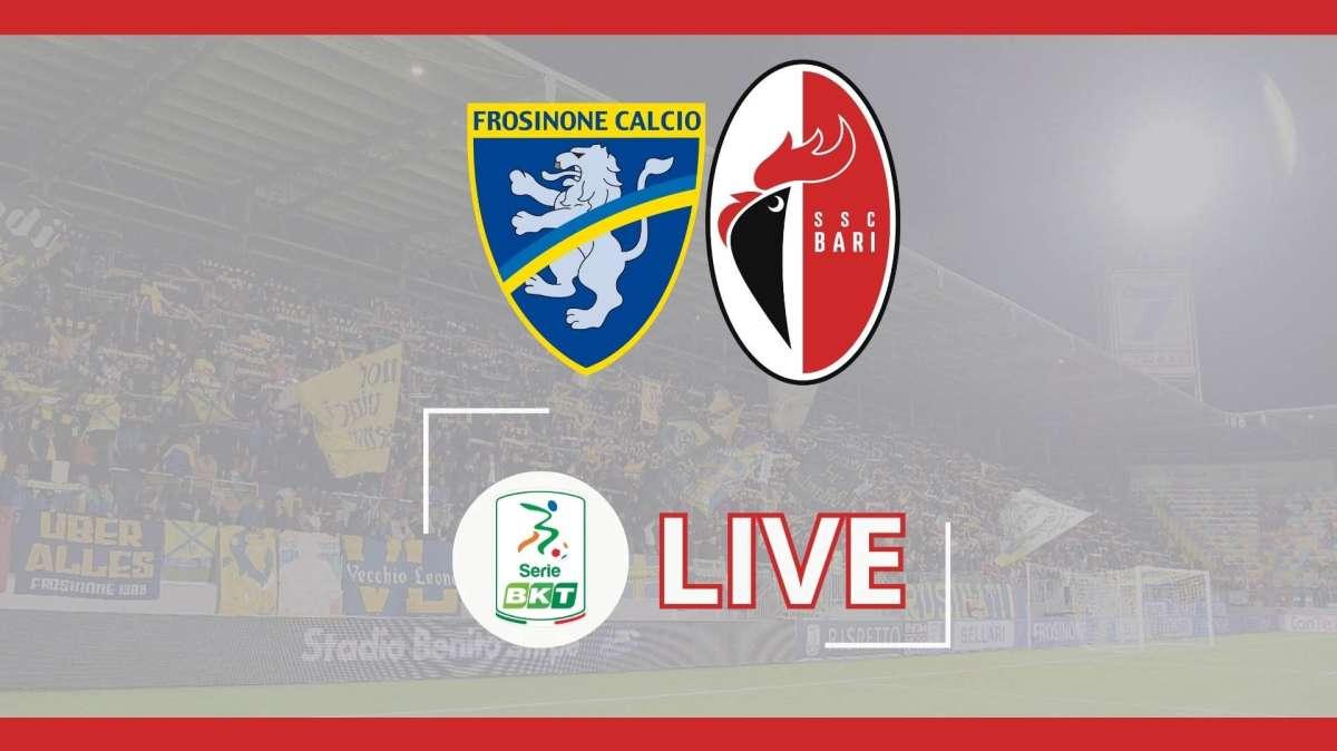 Frosinone-Bari 2-1: Corrado e Fini ribaltano il sesto centro di Rao. Rivivi il LIVE