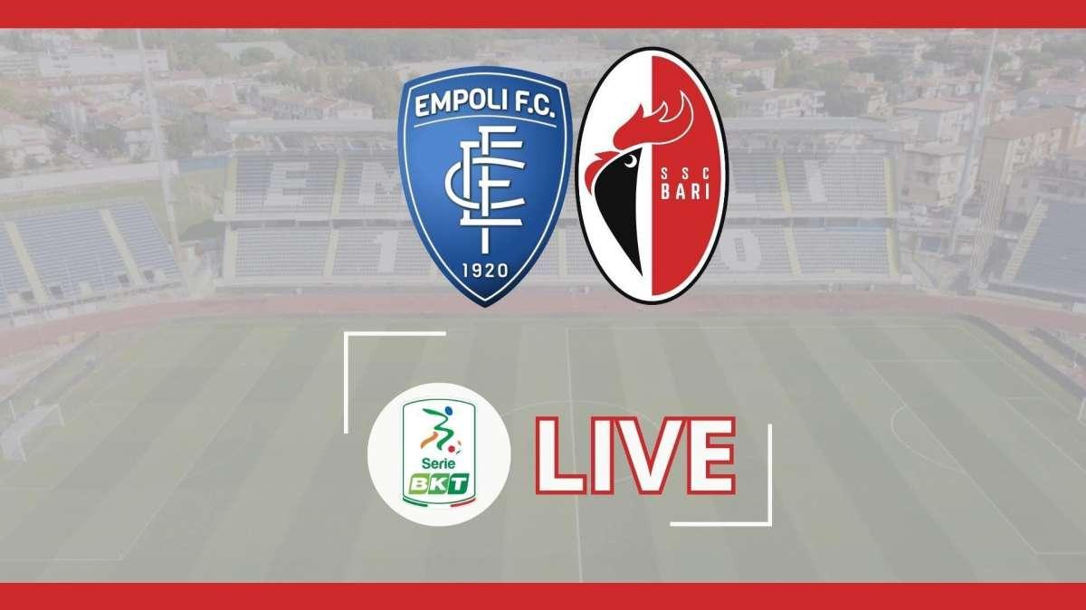 Empoli-Bari 5-0, notte fonda al Castellani. Esordio horror di Vivarini. Rivivi il live