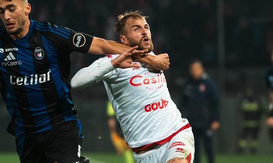 Sibilli torna in campo. Oggi i primi minuti con la Juve Stabia (e una sconfitta netta). Non giocava da un anno