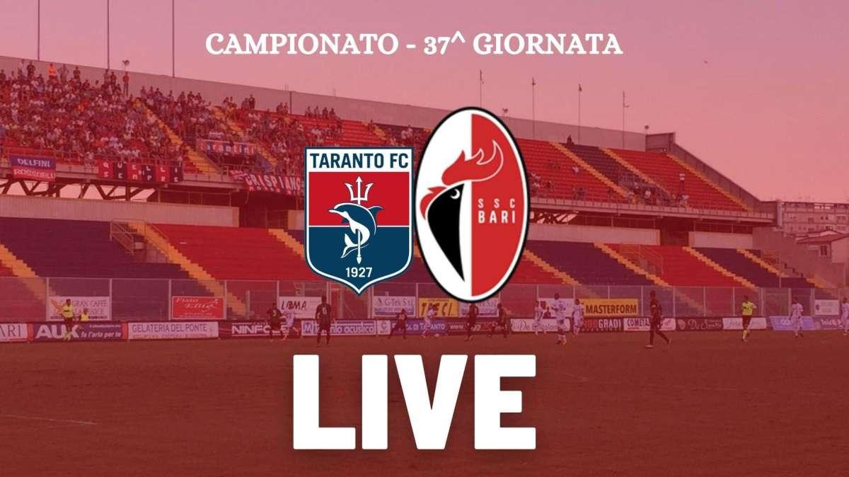 Taranto-Bari 0-0, derby incolore allo 'Iacovone'. Poche occasioni, rivivi il live
