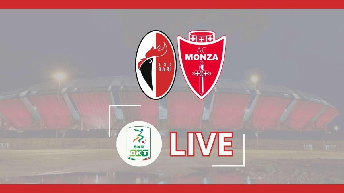 Bari, solo un punto contro il Monza. A Mota risponde Moncini. Rivivi il LIVE