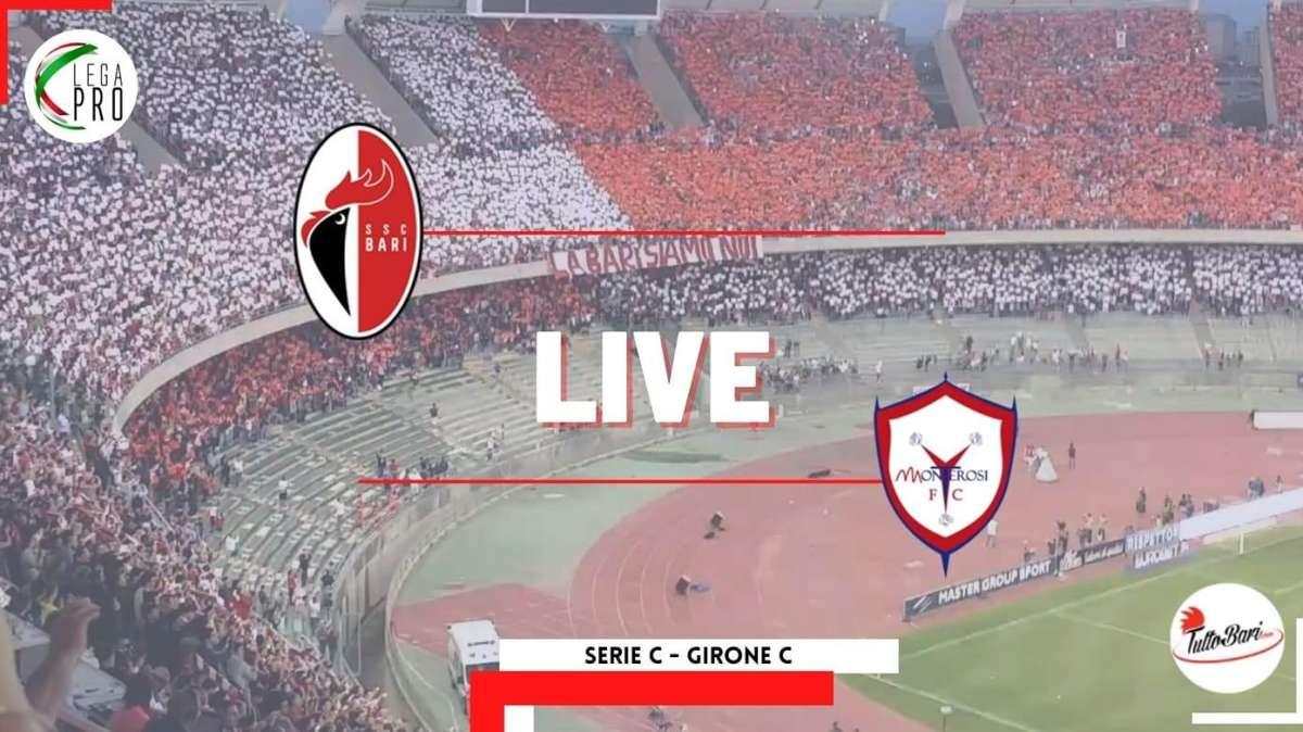 Bari-Monterosi 4-0, tutto perfetto al San Nicola. Decidono Di Cesare e gli attaccanti. Rivivi il live