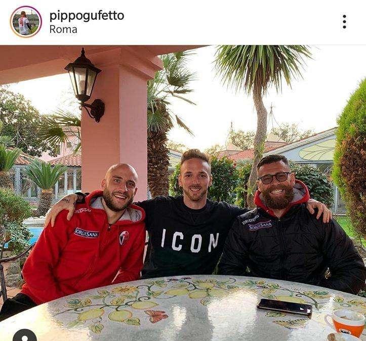 FOTO - Costa ed Antenucci ritrovano Lazzari: "L'amicizia resterà per sempre"