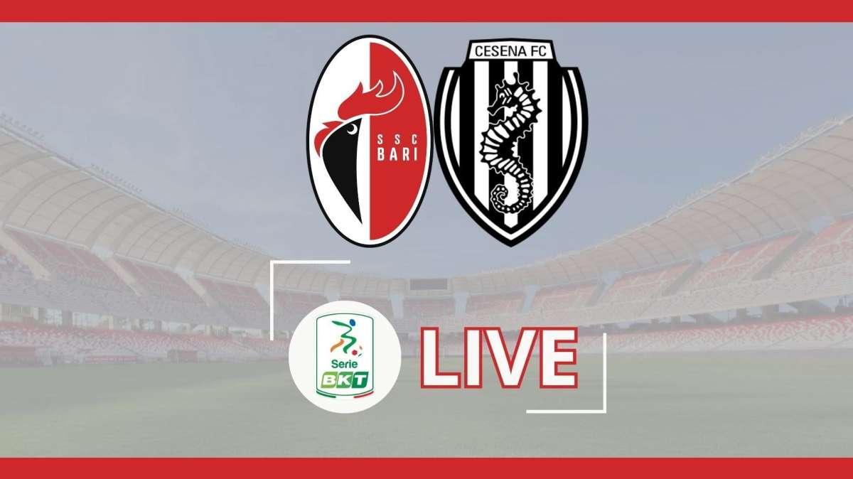 Bari-Cesena 1-0: altri tre punti per i biancorossi, Gytkjaer match winner. Rivivi il LIVE