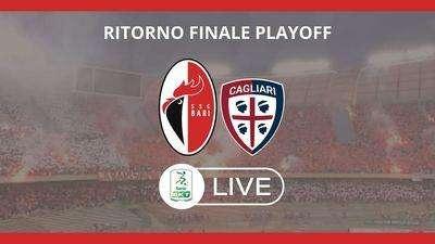 Bari-Cagliari 0-1, decide Pavoletti. Sardi in Serie A grazie ad una rete al 94'. Rivivi il live