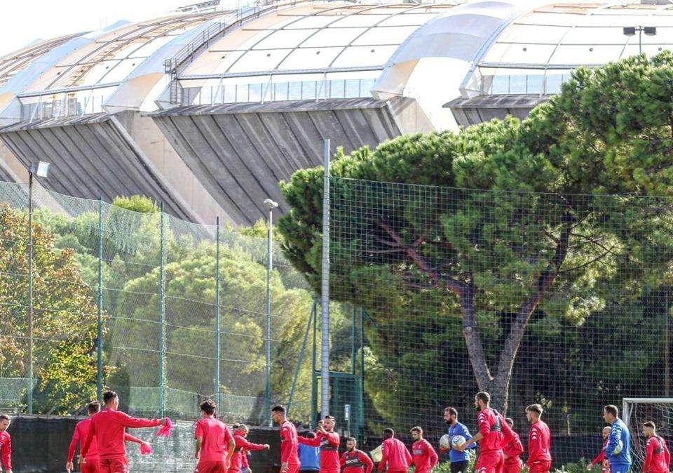 L'allenamento: personalizzato per D'Ursi. Folo...