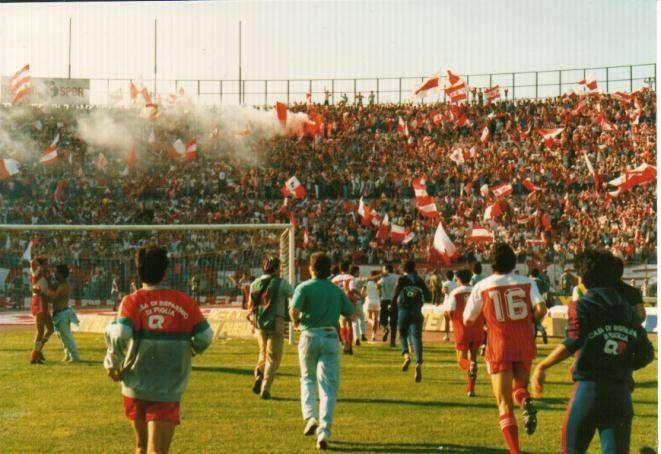 La festa dopo Bari-Pescara