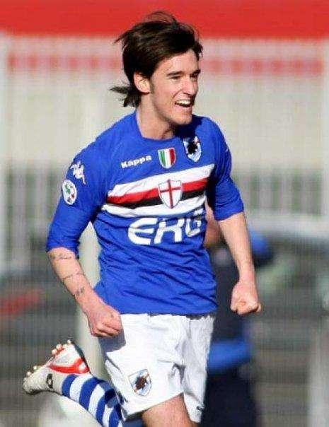 Antonino Di Leva qui con la maglia della Sampdoria