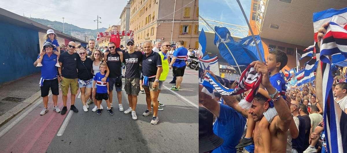 Samp e Bari, parlano i tifosi: "Accoglienza straordinaria". Sponda Samp: " Che belli i baresi. Mio figlio canta da tempo Bari e Sampdoria alè"