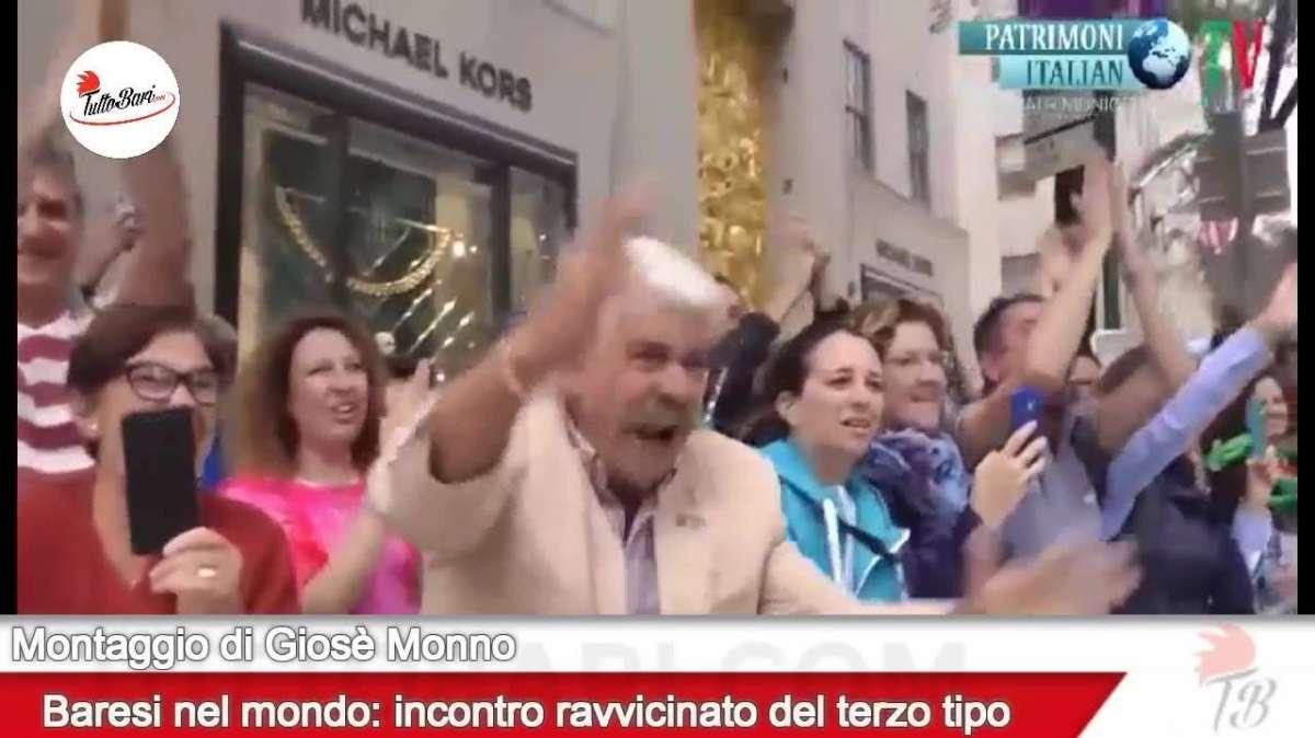 Senza confini, direttamente da New York: "Forza Bari". VIDEO
