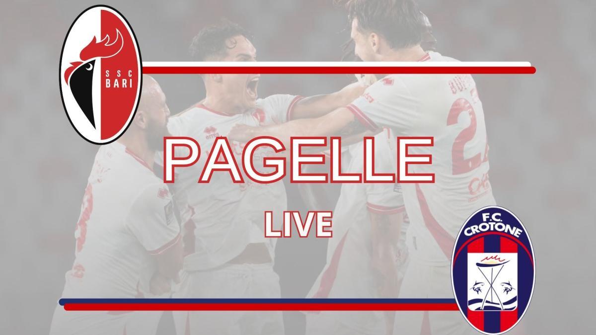 Bari-Crotone: le pagelle LIVE dal San Nicola