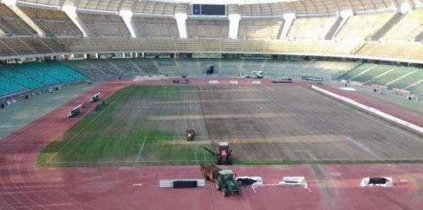 Stadio San Nicola, manto erboso ancora indecente