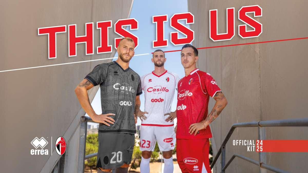 Bari, ecco le nuove tre maglie ispirate alla storia della città. Disponibili dal 30 luglio