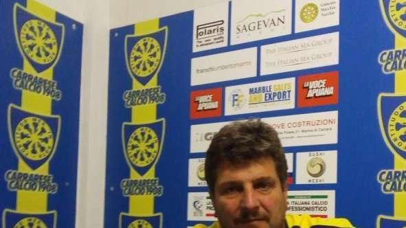 All. Carrarese: "A Bari per vincere e vedere gioire la nostra gente"