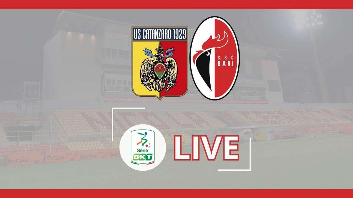 Catanzaro-Bari 2-3: Moncini e Piscopo in gol, saranno playout per i biancorossi. Rivivi il LIVE